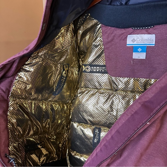 Columbia Womenās Mount Si Down Parka Size XL NWT NEW WITH TAGS Gold Omniheat - Picture 5 of 10